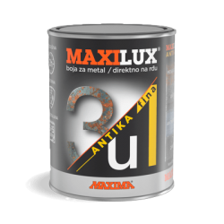MAXILUX® 3в1 ANTIKA Fina  боя за метал директно върху ръжда - кутия 0,75 л