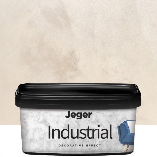 Jeger Industrial Декоративен ефект за стени, създаващ деликатно метално покритие
