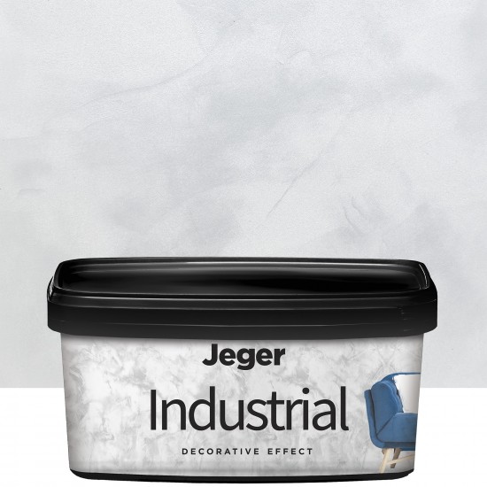Jeger Industrial Декоративен ефект за стени, създаващ деликатно метално покритие