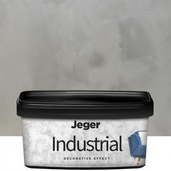 Jeger Industrial Декоративен ефект за стени, създаващ деликатно метално покритие
