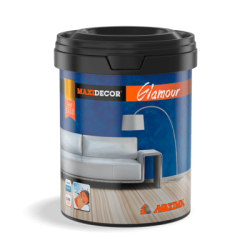 MAXIDECOR® Glamour декоративна мазилка за вътрешни стени – кофа 1л-3л