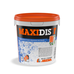 MAXIDIS® F миеща се интериорна боя, устойчива на мухъл и плесен, цвят полярно бяло – кофа 0,65л – 15л