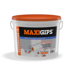 MAXIGIPS® високопокривна, миеща се интериорна боя за специфични повърхности, цвят полярно бяло – кофа 5л-15л