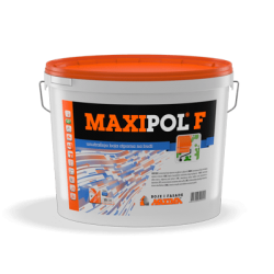 MAXIPOL® F вътрешна боя, устойчива на мухъл и плесен, цвят полярно бяло – кофа 1л-15л