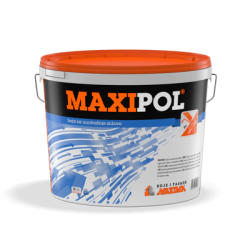 MAXIPOL® боя за вътрешни стени цвят полярно бяло – кофа 1л -15л