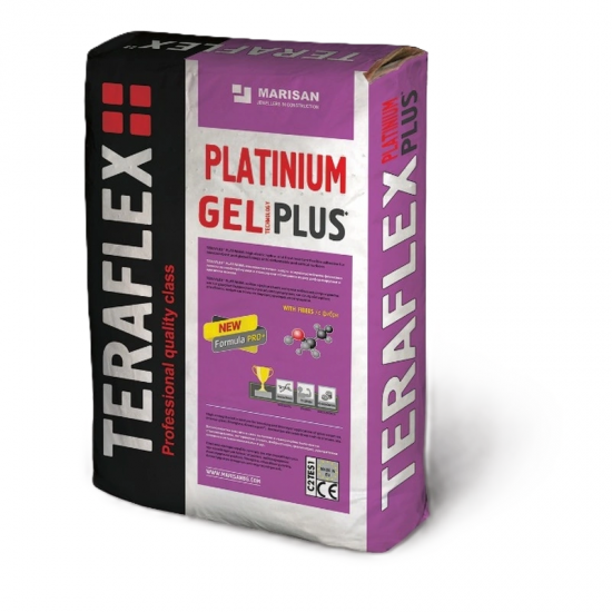 ТЕРАФЛЕКС PLATINIUM GEL фино, еластично, гел лепило за плочки - торба 25 кг