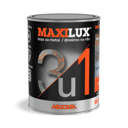 MAXILUX® 3в1 емайл лак директно върху ръжда - кутия 0,75 л