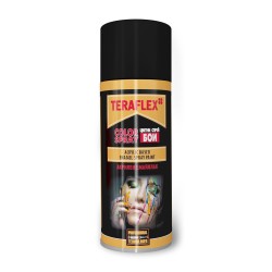 ТЕРАФЛЕКС COLOR SPRAY акрилен спрей- боя цвят черен - 400 мл  