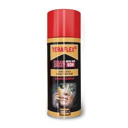ТЕРАФЛЕКС COLOR SPRAY акрилен спрей- боя цвят червен - 400 мл 