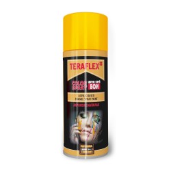 ТЕРАФЛЕКС COLOR SPRAY акрилен спрей - боя цвят жълт - 400 мл