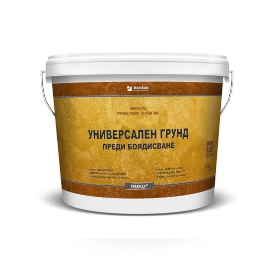 ТЕРАФЛЕКС UNIVERSAL PRIMER универсален грунд преди боядисване - кофа 1-15 л