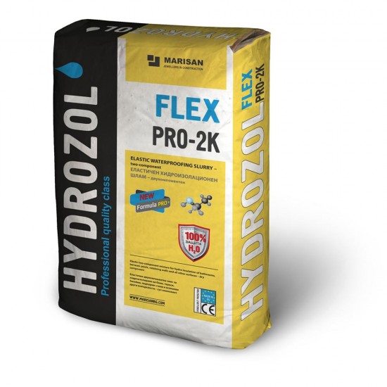 ХИДРОЗОЛ FLEX PRO 2-K  Двукомпонентна хидроизолация (сух компонент) - торба 20 кг