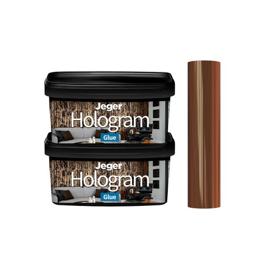 Jeger Hologram Комплект (метално фолио + лепило) за декоративни ефекти Jeger Hologram Black